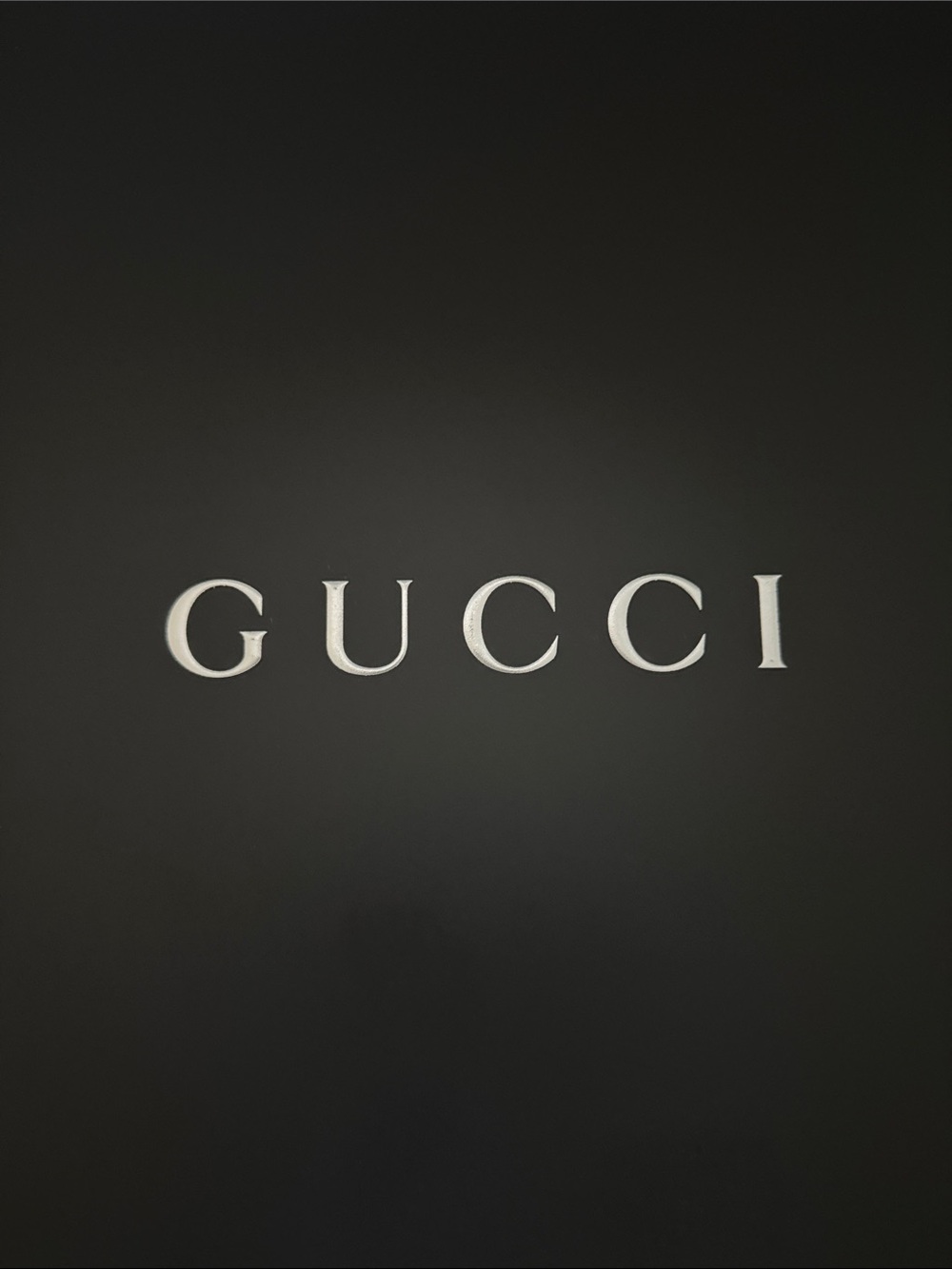 Gucci Black and Silver Logo Presentation Box - Picture 2 of 8